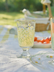New Beautiful Tulip In Summer Little Daisy Vintage Goblet Phnom Penh Glass Girls Sparkling Wine Drink Party Goblet