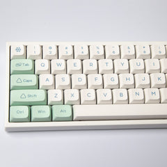 133 Keys Ice Mint Keycaps PBT Dye Sublimation XDA Profile For MX Switch Mechanical Keyboard 61/64/68/87/96/104/108 XDA Keycaps