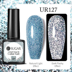 UR SUGAR Milky White Jelly Gel Polish 7.5ml Soak Off UV Gel Nail Polish Varnish Semi-permanent Nail Art UV LED Varnish