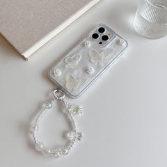 YICKYUE  -  3D Butterfly Bracelet Phone Case For iPhone 16 15 14 13 12 11 Pro X XR XS Max 7 8 plus Soft TPU Shockproof Back Cover