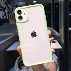 Luxury Candy Silicone Shockproof Hard Phone Case For iPhone 11 12 13 Pro Max Mini X Xs XR 7 8 Plus SE 2  Transparent Cover