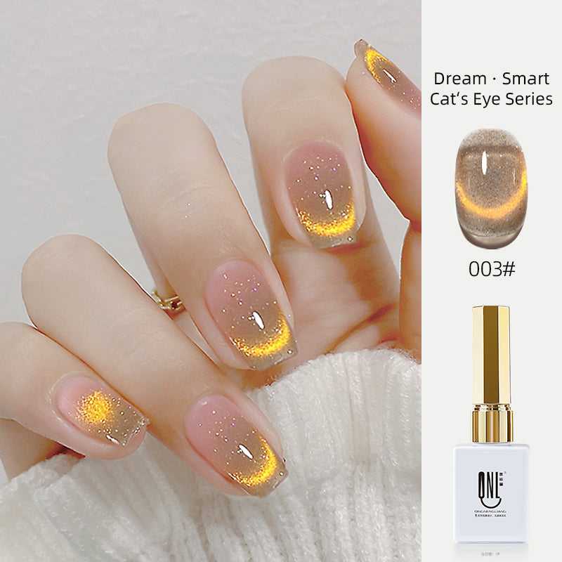 YICKYUE  -  6 Color High Gloss Dream Twinkle Cat Eye Gel Nail Polish Set Nail Art Design UV Gel Glitter Color Varnish