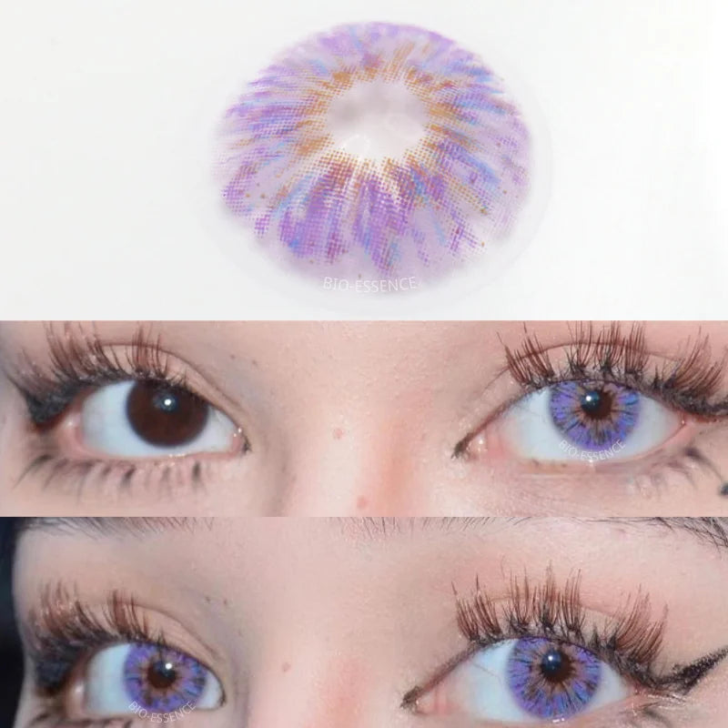 YICKYUE    1 Pair Color Contact Lenses for Eyes Natural Brown Lenses Beauty Fashion Red lense Blue Lenses Green Eye Contact