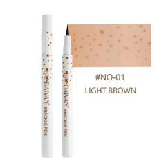 4 Colors Natural Lifelike Freckle Pen Long Lasting Brown Makeup Face Contouring Freckle Pen Waterproof Dot Spot Pen Concealer