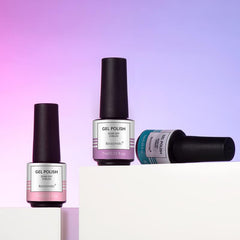 Nail Polish Plastic Bottle Gel Polish Top Soak Off UV LED Nail Lacquer Color Gel Gel Nail Polish Semi Permanent Polish