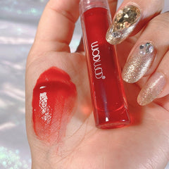 WODWOD Water Mist Velvet Lip Glaze Matte Moisturizing Long-lasting Non-fading Non-stick Cup Nude Makeup Waterproof Lip Makeup