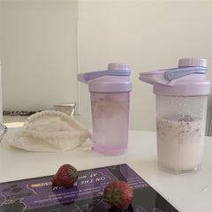 Gentle Taro Purple Large-capacity Plastic Cup Water Cup Student Water Bottle Summer Girl Group High-value Shake Cup with Scale