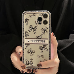2022 Trendy butterfly classic phone case for iphone 13 12 pro max mini 11 x xr xsmax 8 7 plus cute cartoon 3d lover cover capa