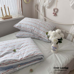 YICKYUE  -  Floral Cottage Blanket Set
