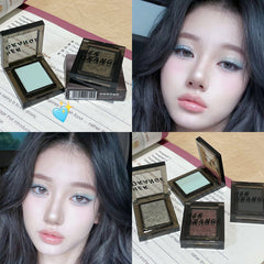 YICKYUE  -  Chameleon Green Eye Shadow Metallic Smoky Monochrome Eyeshadow Palette Matte Pearl Glitter Earth Grey Multicolor Eye Makeup
