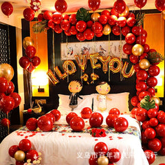 Wedding Balloon Set Wedding Room Layout Decoration Wedding Proposal Wedding Supplies Party Latex Children's Toys