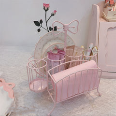 YICKYUE  -  Multifunctional Iron Storage Rack, Pink Storage Rack, Dishes, Spoon, Kitchen