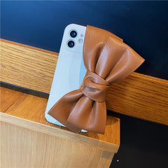 Cute Bow Wrist Strap Phone Case For iPhone 13 12 11 Pro Max X XR XS Max 7 8 Plus 12 Soft Back Cover