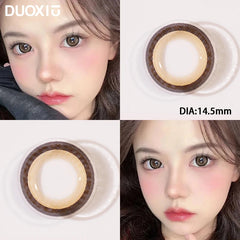 YICKYUE  -  1Pair Myopia Lenses Blue Color Contact Lenses for Eyes Lenses With Diopters Prescription Fashion Lenses High Quality Lens