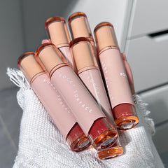 Yickyue 6 Color Waterproof Matte Pink Liquid Lipstick Long Lasting Non-stick Cup Nude Red Lip Tint Velvet Lip Glaze Lips Makeup Cosmetic