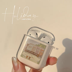 Family warm house silicone cute earphone case for apple airpod pro 1/2 cute charging box for airpods 3 wireless bluetooth capa