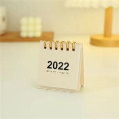 Korean Version of Super Mini Version of Super Simple Desktop Cute Ornaments 2022 Calendar Desk Calendar Portable