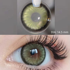 YICKYUE    1 Pair Color Contact Lenses for Eyes Natural Brown Lenses Beauty Fashion Red lense Blue Lenses Green Eye Contact