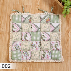 Yickyue 40X40cm Flower Style Square Cotton Seat Cushion Sofa Car Mat Home Kitchen Chair Sit Pad Mat Pillows Home Decor