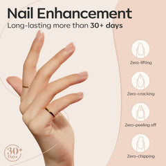 YICKYUE  -  7ml Semi Permanent Gel Nail Polish Black White Red Nude Nails Art Soak Off  UV LED Varnish Base Top Coat