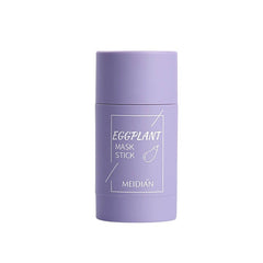 Green Tea Cleansing Solid Mask Purifying Clay Stick Mask Oil Control Anti-Acne Eggplant Skin Care Whitening Care Face