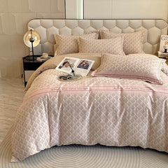 YICKYUE  -  New 3pc 100% Cotton Duvet Cover,Soft And Skin-Friendly Reactive Printing Fabric,Single/Queen Full Size Bedding Set,No Filler
