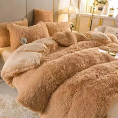 YICKYUE  -  Bed Linen Sets Autumn Winter Warm Bedding Four Piece Set on The Bed Queen Duvet Cover Set with Sheets Single Double Bedding Set