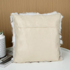 YICKYUE  -  1Pc 40X40cm Luxury Fox Fur Cushion Cover Throw Pillowcase Home Living Room Decorative Throw Pillow Case