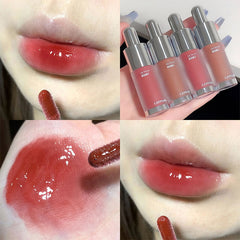 Yickyue New Bottle Lip Gloss Colored Moisturizing Lipstick Water Light Mirror Lip Glaze Nude Lip Oil Moisturizing Lip Care Cosmetics