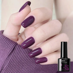 YICKYUE  -  8ml Gel Nail Polish Purple Red Gray Burgundy Nails Art Soak Off UV/LED Manicure Beautylux Vernis Semi Permanent Esmalte
