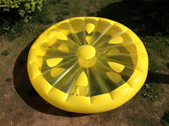 140CM 55 Inch Giant Inflatable lemon Pool Float Red Ride-On Swimming Ring Adults Children Water Holiday Party Toys Piscina
