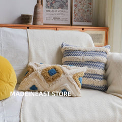 Cushion Cover Cotton Linen Tassel Pillowcase Tufted Decorative Fashionable Throw Pillow Cushion for Sofa Bed boho  Home Decor