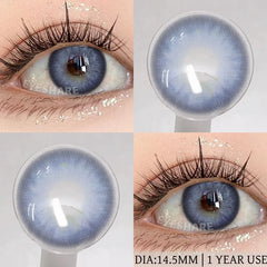 1Pair Natural Contact Lenses Brown Lens Korean Lenses for eyes Colored Contact Lens Beauty Pupil