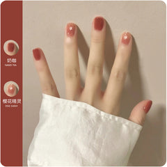 YICKYUE  -  Nail Polish No Bake Fast Drying Healthy No Odor Popular Long Lasting Environmental Protection   Watercolor Nail Polish