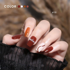 4 Colors Japanese Style Solid Color Gel Nail Polish Painting Gel Soak Off UV LED Cream Gel Varnish for Nail Art DIY Nail Design