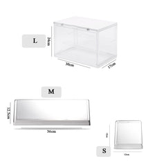 Clear Acrylic Blind Box Showcase Pop Mart Figures Display Case Garage Kits Collectible Model Artcrafts Box Toy Doll Organizer