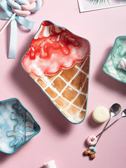 Cute Ice Cream Plate