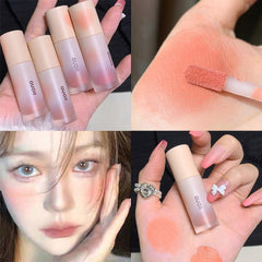 Liquid Blush Eye Shadow Contouring Multifunction Makeup Matte Natural Cheek Blusher Long-lasting Face Brightening Cosmetics