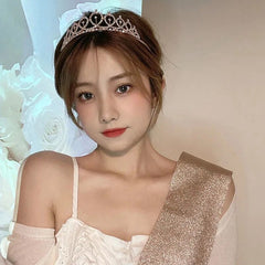 Luxury Party Crowns Baroque Vintage Headwear Pageant Party Crown Tiaras Queen Diadem Bridal Wedding Hair Jewelry Accessories
