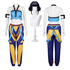 YICKYUE  Mira Zoey Rumi Cosplay Costume Wig Women Suit Halloween Carnival Party Comic-con Role Playing Outfit