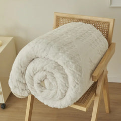Yickyue Upgraded Taffel Velvet Blanket, Milk Velvet Blanket, High Weight, Double Layer Down Blanket, Multifunctional Nap Blanket, New