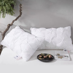 48-74CM  Luxury 3D Bread Goose Down Feather Bed Pillows Core Five Star Hotel Pillow Adult Cervical Protection Pillow  Bedding