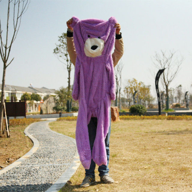60CM To 200CM Big Sale Cheap Giant Unstuffed Empty Teddy Bear Skin Soft Bearskin Plush Toys