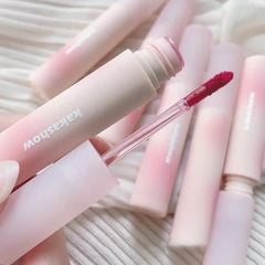 Yickyue New 1pc Matte Lip Mud Lip Gloss Long Lasting Nonstick Cup Velvet Lipstick Students Lip Makeup Nude Lipstick Cosmetics Maquillaje