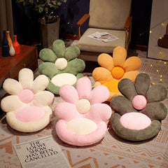 Nordic Style Nice Soft Plush Cushion Cotton Filling Flower Chair Cushion Office Cushion Sofa Floor Pillow Girl Bedroom Decor