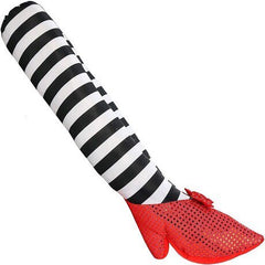 2022 New Halloween Evil Witch Legs Props Upside Down Wizard Feet with Boot Stake Ornament Decoration for Front Yard Lawn