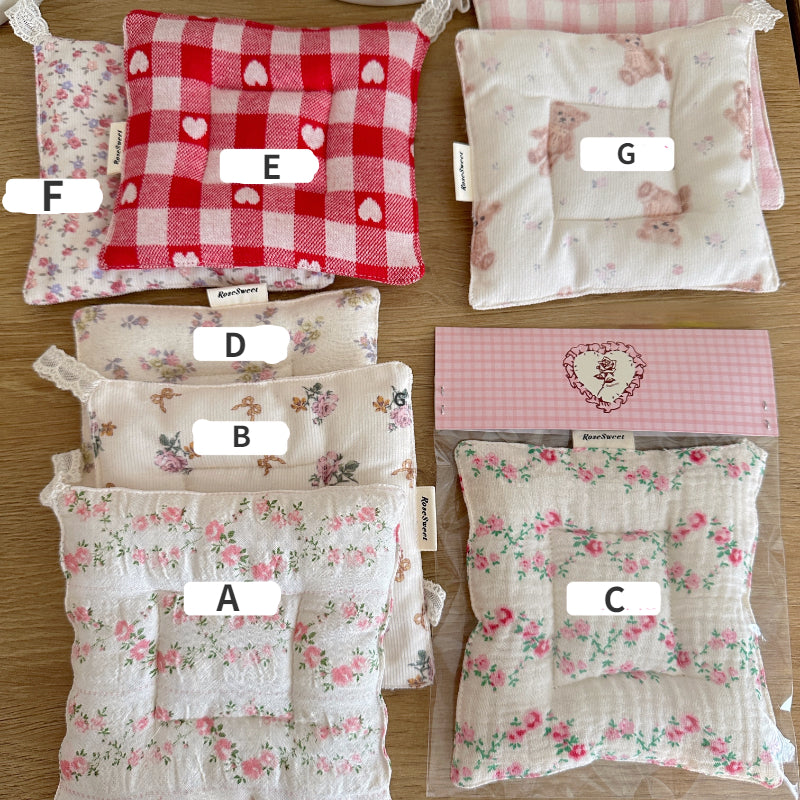 YICKYUE  -  Korean Floral Coaster Table Mat Girl Style Photo Shoot Kitchen Accessories Coasters