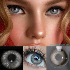 YICKYUE  1 Pair Color Contact Lenses for Eyes Natural Brown Lenses Beauty Fashion lense Blue Contact Lenses Green Eye Contact