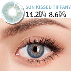 YICKYUE  Cosmetic Color Contact Lenses Colored Pupils 2023 New Blue Lenses Cheap Lens Discounts Fashion Blue Eyes Contacts