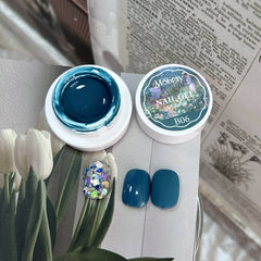 YICKYUE  -  Nail Oil Glue Plant Guide Series Color Glue 2024 New Color Painting Phototherapy Glue Solid Color Cans